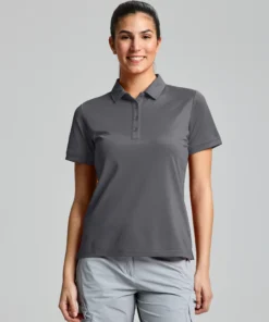 WS TECH PIQUE POLO SS - Titanium