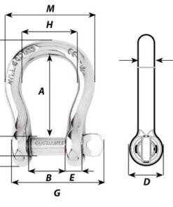 Alternative view of Grillo a perno imperdibile - Diametro 4 mm