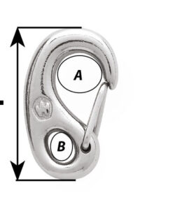 Alternative view of Moschettone di sicurezza - Lunghezza: 25 mm
