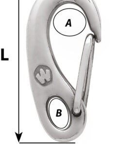Alternative view of Moschettone di sicurezza - Lunghezza: 100 mm