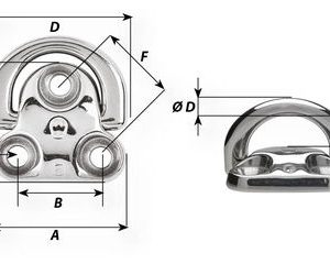 Alternative view of Golfare abbattibile - Dia 6 mm